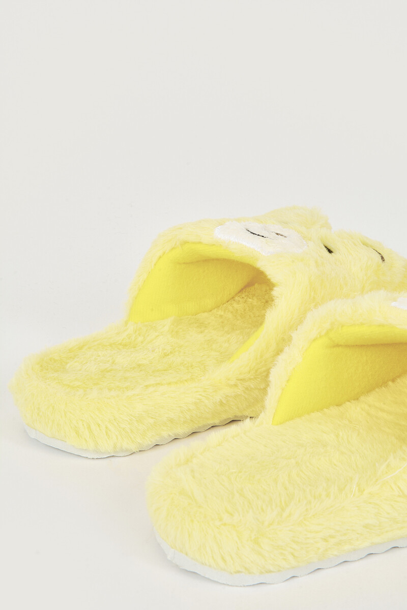 Sarı Pandalı Ev Terliği - 3