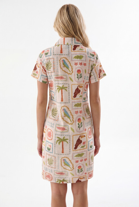 Sarı Seaside Gecelik - NBB