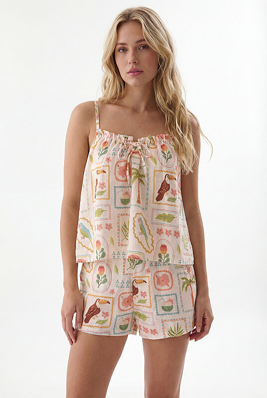 Sarı Seaside Şortlu Takım - NBB