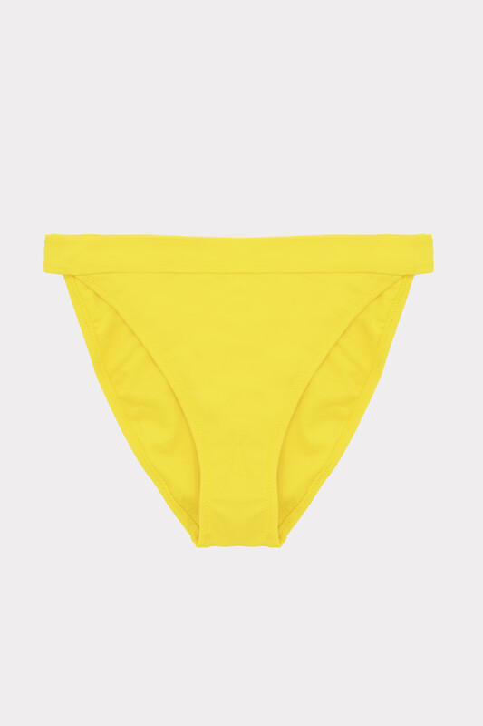 Sarı Slip Tek Alt Bikini - LOYA
