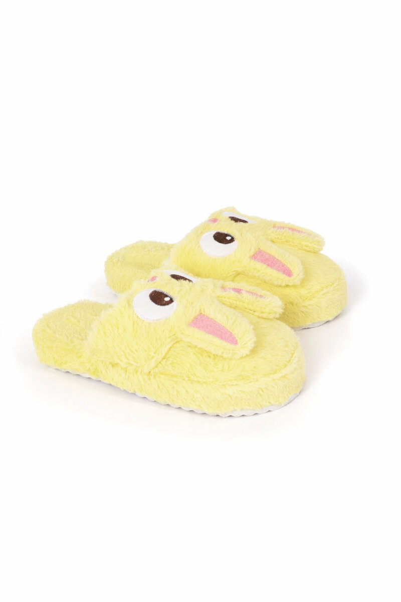 Sarı Tavşanlı Ev Terliği - 1