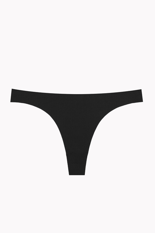 Siyah 3'lü Lazer Kesim Tanga - NBB