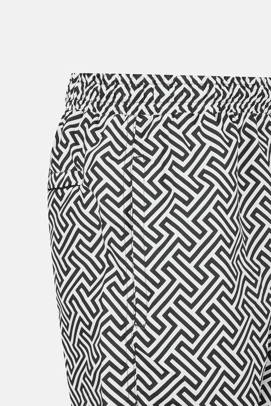 Siyah Arthus Space Erkek Deniz Şortu - NBB