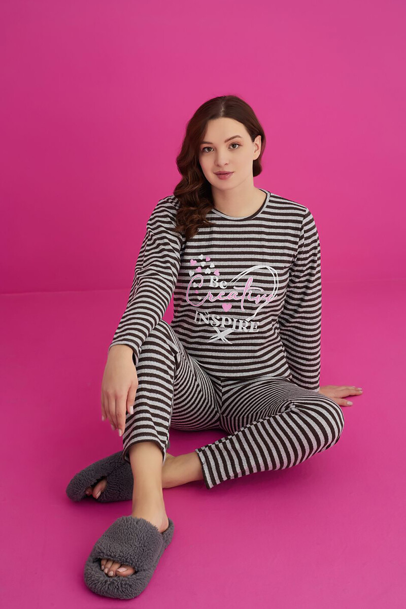Siyah Be Creative İnspire Pijama Takımı - 2