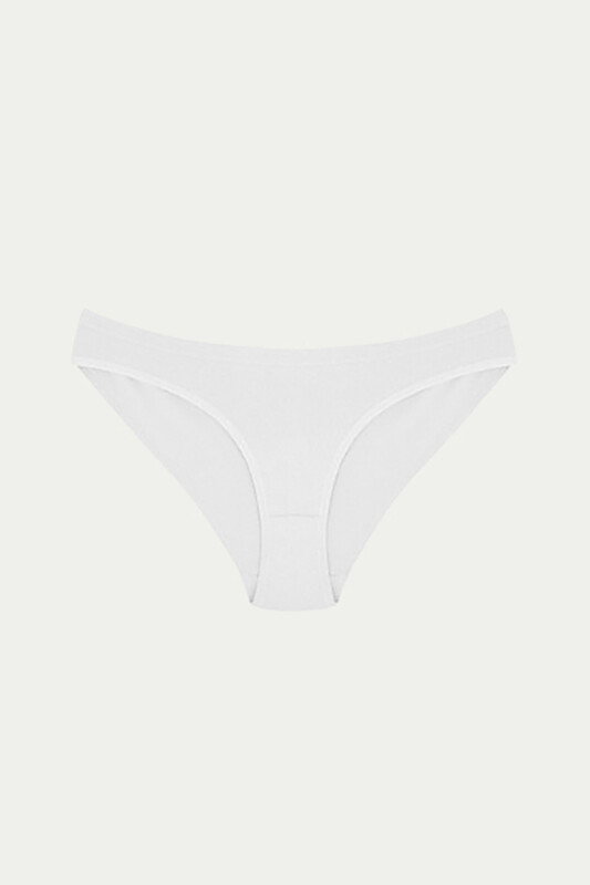 Siyah Beyaz Ten Rengi 3'lü Külot - NBB