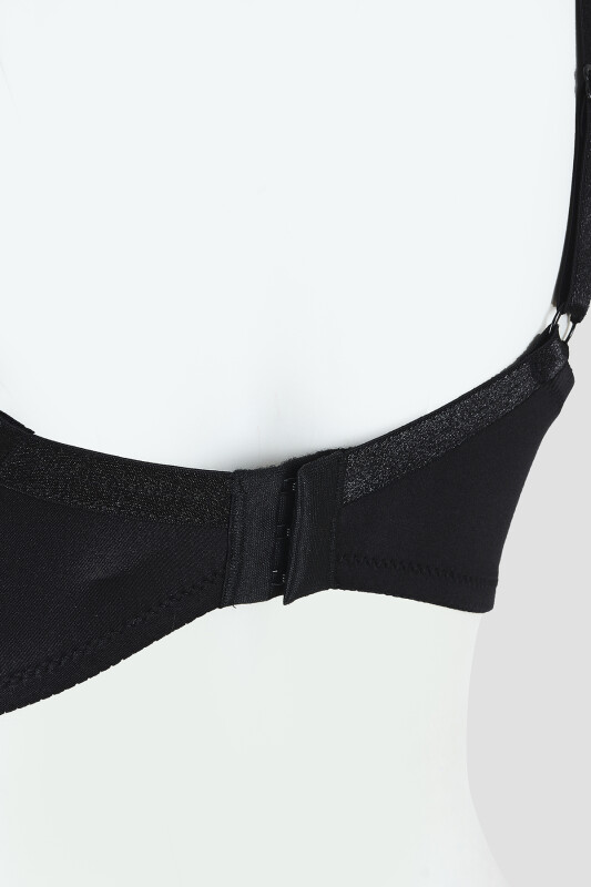 Siyah Bow Hafif Destekli Sütyen - LOYA