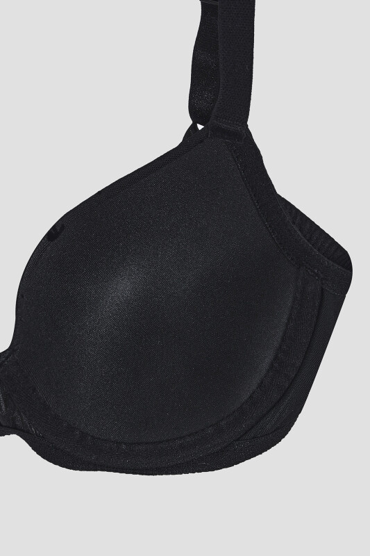 Siyah Bow Hafif Destekli Sütyen - LOYA