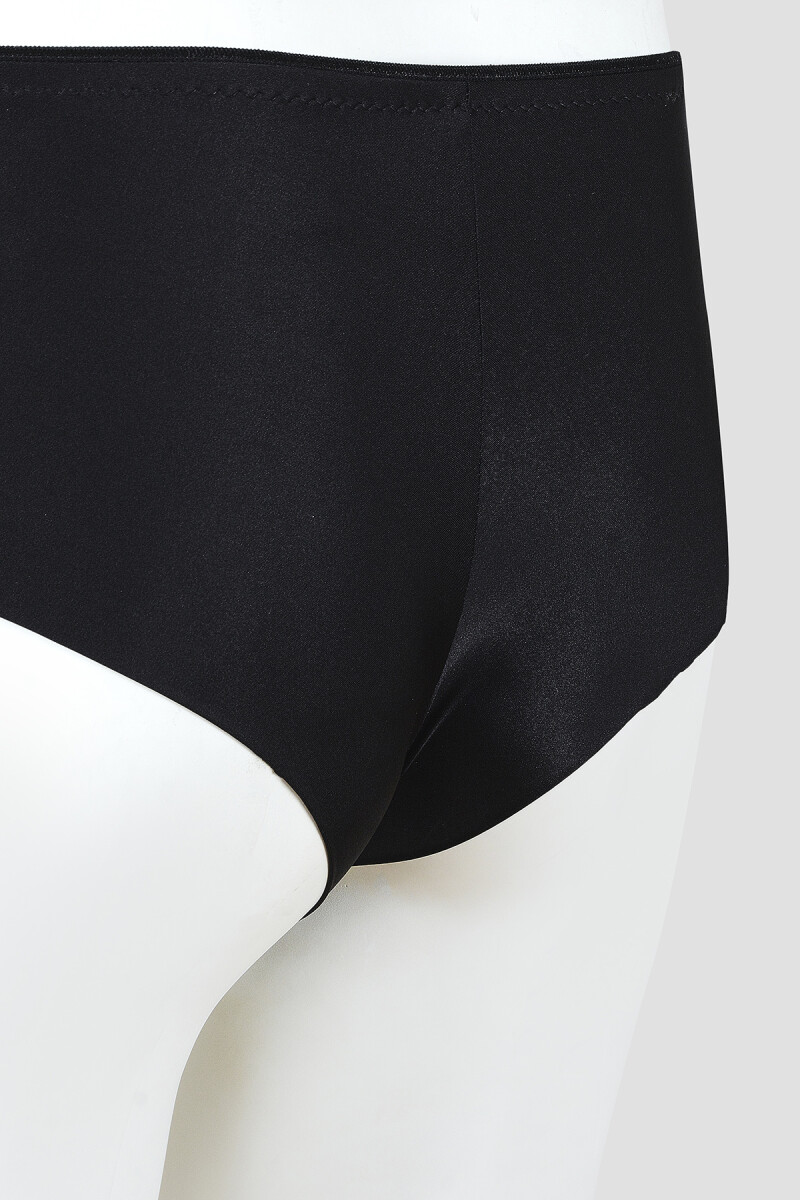 Siyah Bow Yüksek Bel Slip Külot - 3