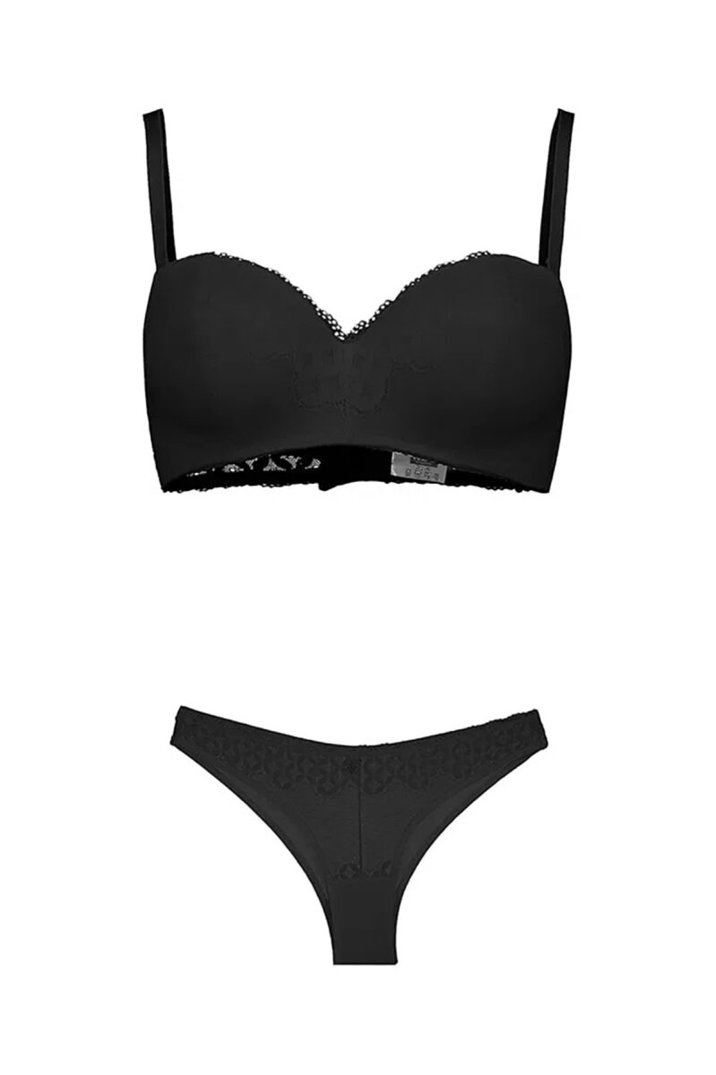 Siyah Büstiyer Külot Takım - 2