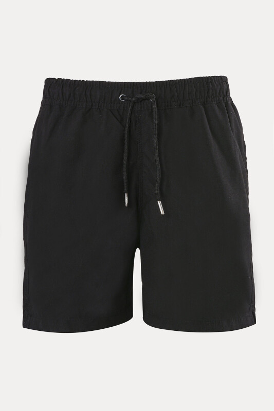 Siyah Cepli Erkek Deniz Şort - NBB