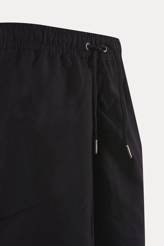 Siyah Cepli Erkek Deniz Şort - NBB