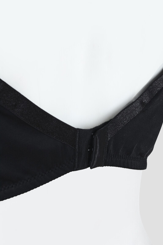 Siyah Dantel Detaylı Toparlayıcı Sütyen - LOYA