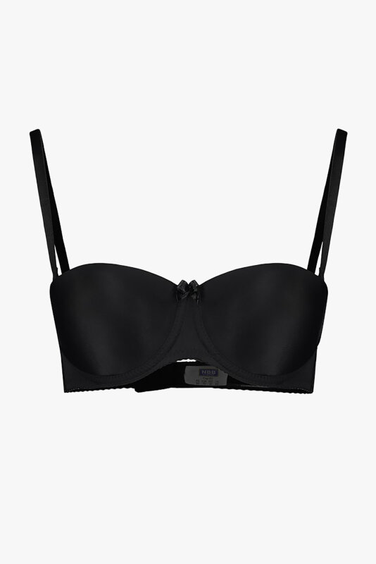 Siyah Destekli Straplez Sütyen - NBB