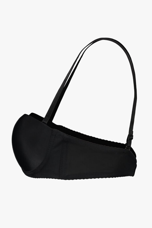 Siyah Destekli Straplez Sütyen - NBB