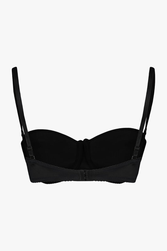 Siyah Destekli Straplez Sütyen - NBB