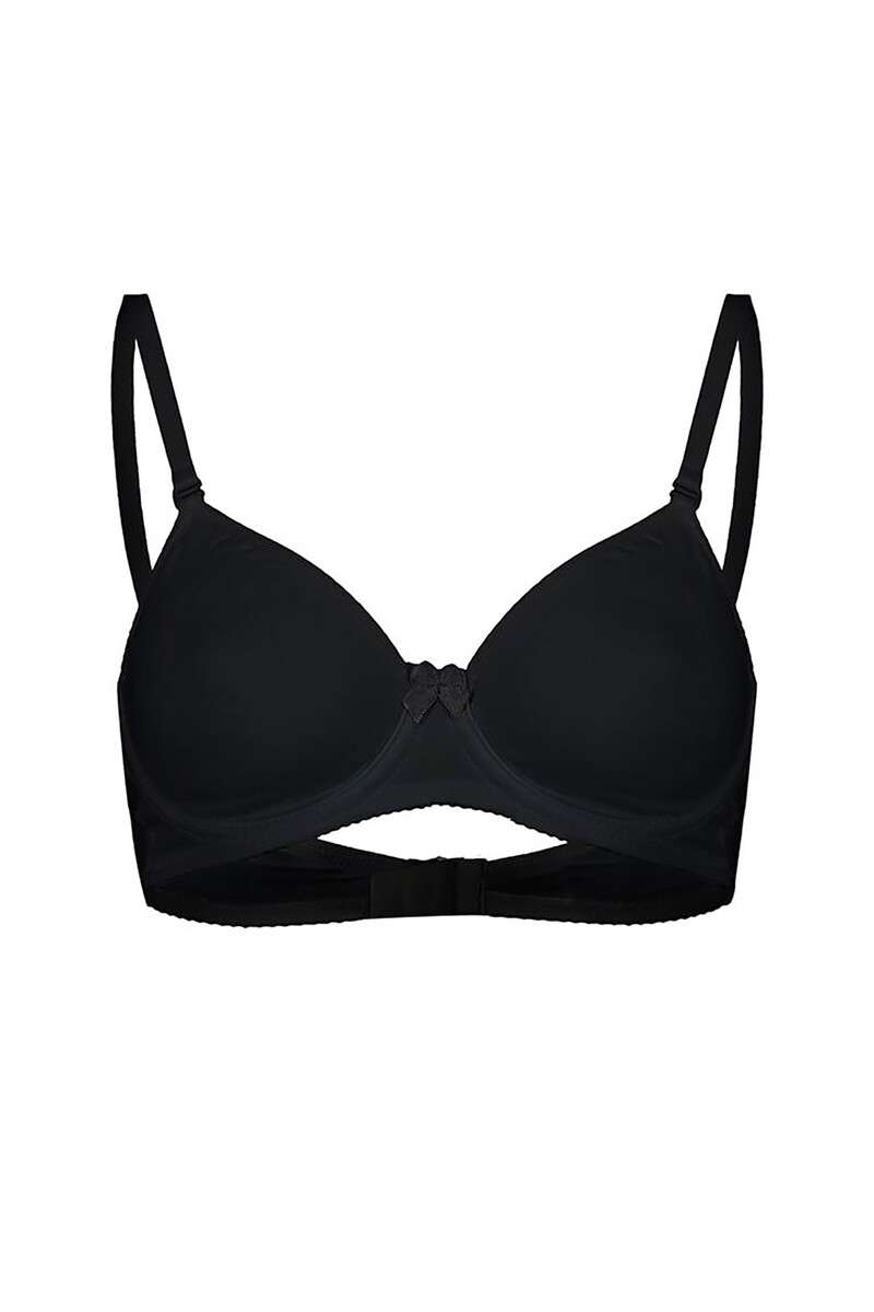 Siyah Desteksiz Toparlayıcı Sütyen - 1