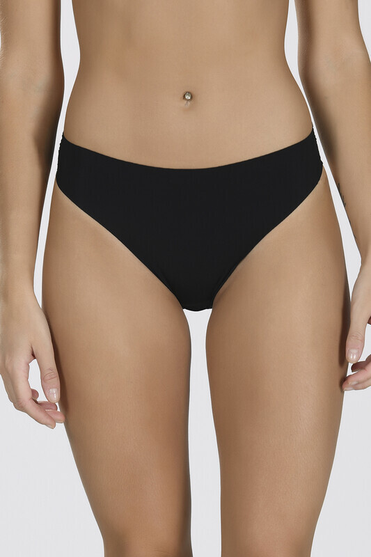 Siyah Görünmez İz Yapmaz Seamless Külot - NBB