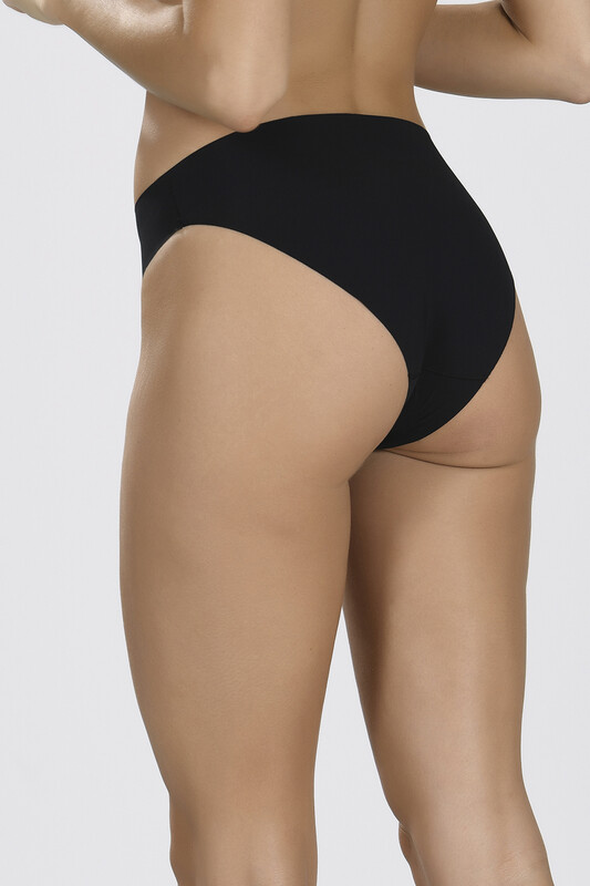 Siyah Görünmez İz Yapmaz Seamless Külot - NBB