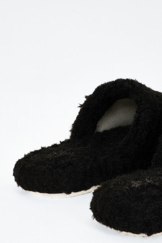 Siyah Havlulu Atom Ev Terliği - NBB