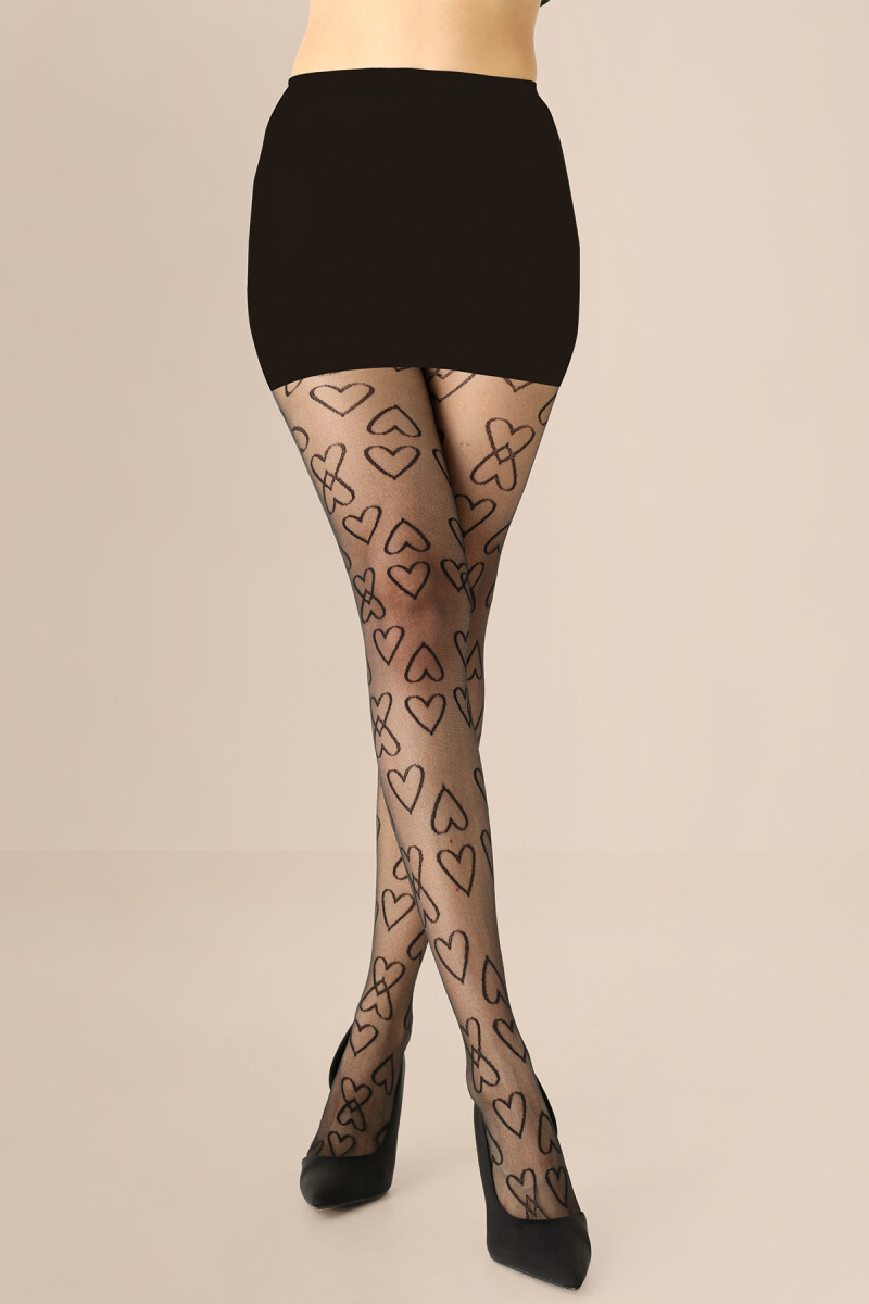 Siyah Kalpli 15 Den Külotlu Çorap - 2