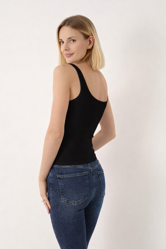 Siyah Kare Yaka Seamless Body - NBB