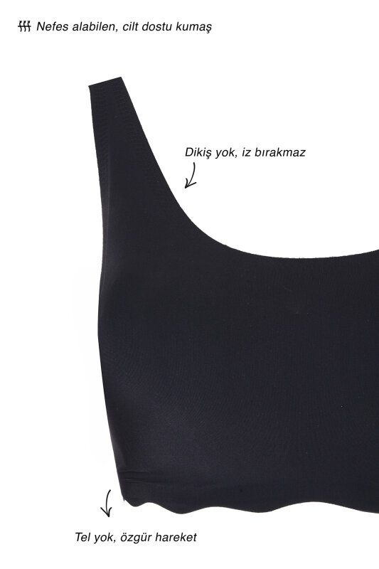 Siyah Kız Çocuk Sütyen - NBB