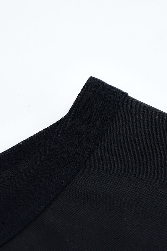 Siyah Lazer Kesim İz Yapmaz Short - NBB