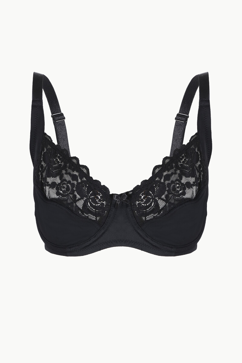 Siyah Lily Minimizer Toparlayıcı Sütyen - 1