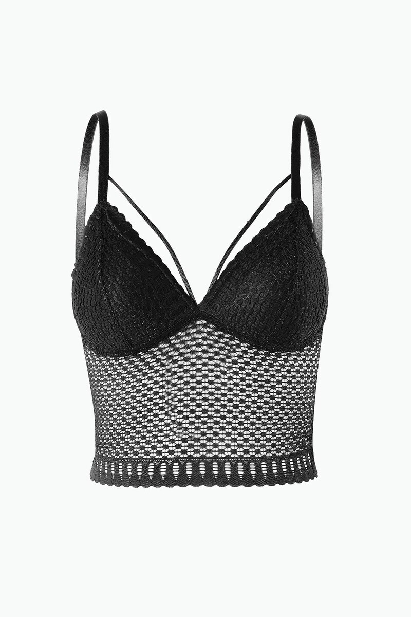 Siyah Helen Fileli Bralet Sütyen - 1