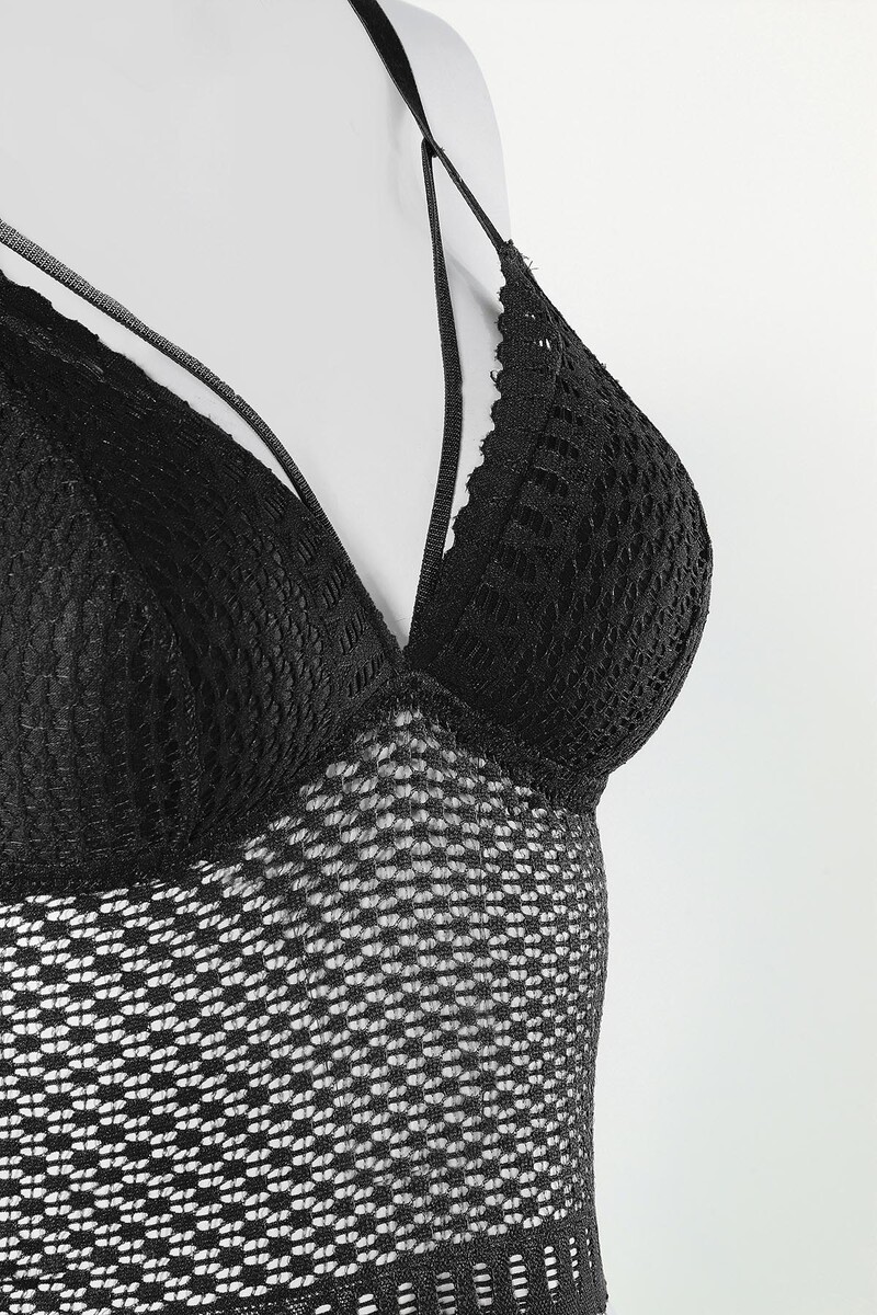 Siyah Helen Fileli Bralet Sütyen - 2