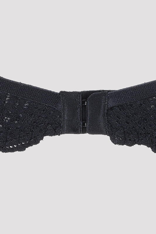 Siyah Zoey V Balenli Sütyen - LOYA