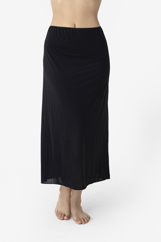 Siyah Midi Boy Etek Jüpon - NBB