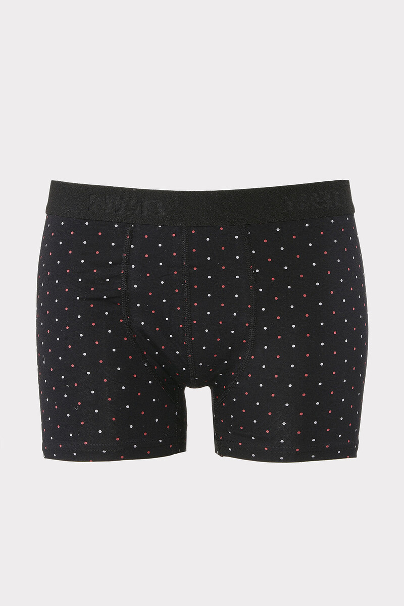 Siyah Nokta Desen Boxer - 1