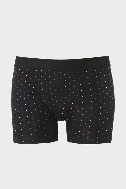 Siyah Nokta Desen Boxer - NBB