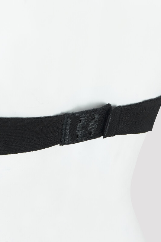 Siyah Say Cotton Soft Sütyen - NBB