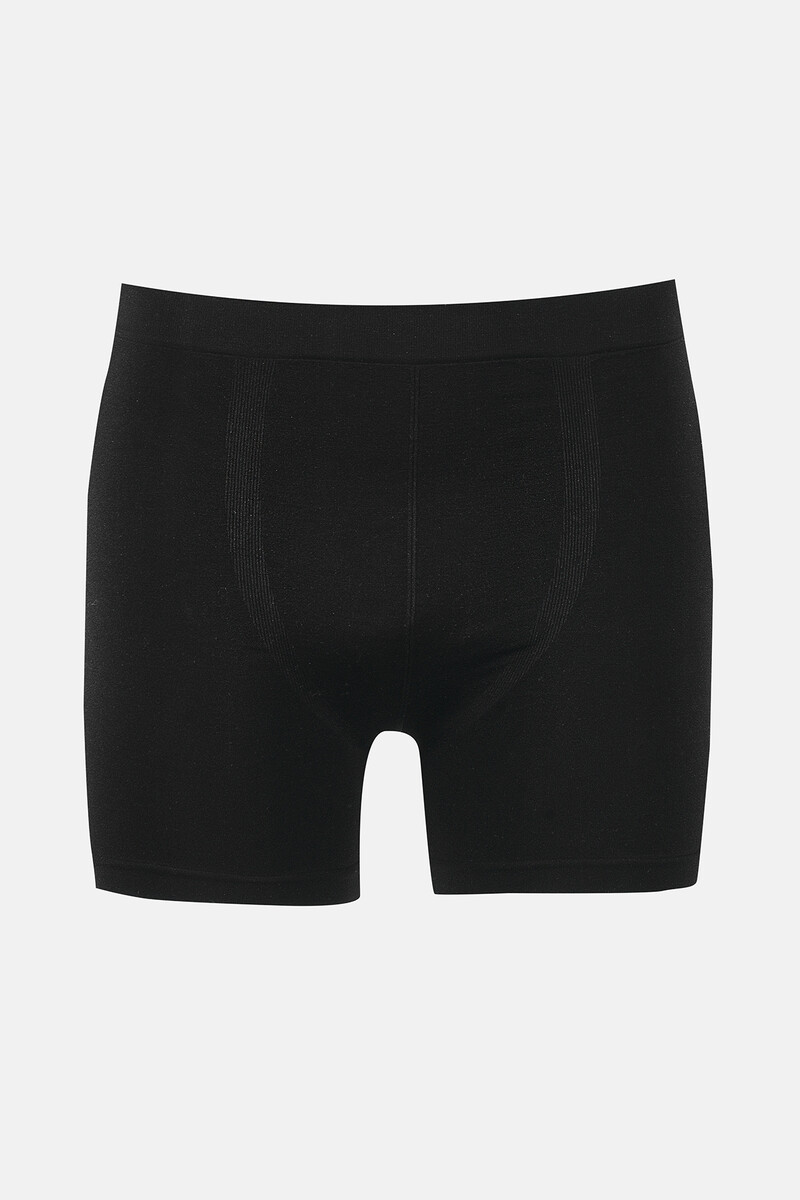 Siyah Seamless Erkek Boxer - 1