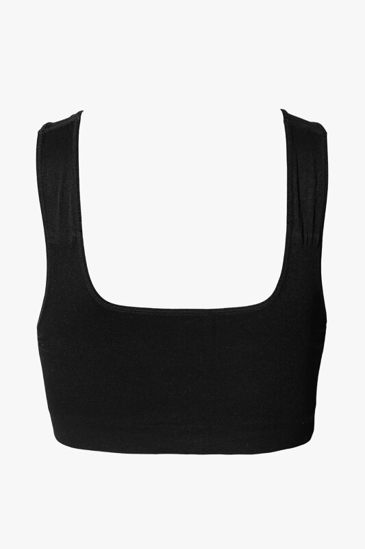 Siyah Seamless Yarım Büstiyer - NBB