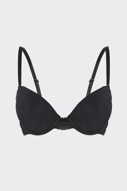 Siyah Selına Destekli Sütyen - LOYA