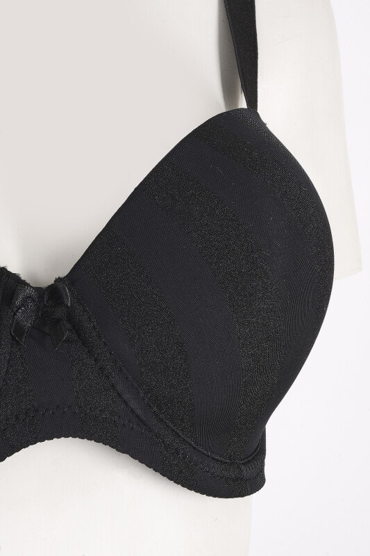 Siyah Selına Desteksiz Sütyen - LOYA