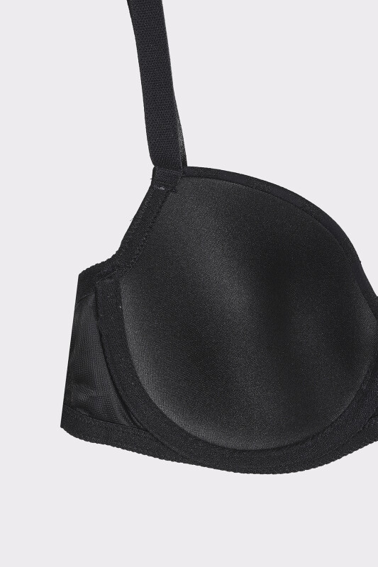 Siyah Selına Desteksiz Sütyen - LOYA