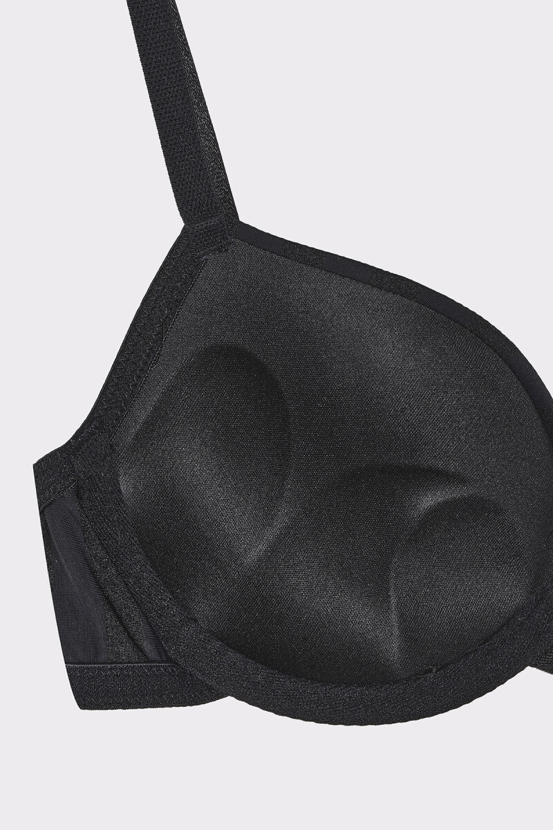 Siyah Selına Double Push Up Sütyen - 4