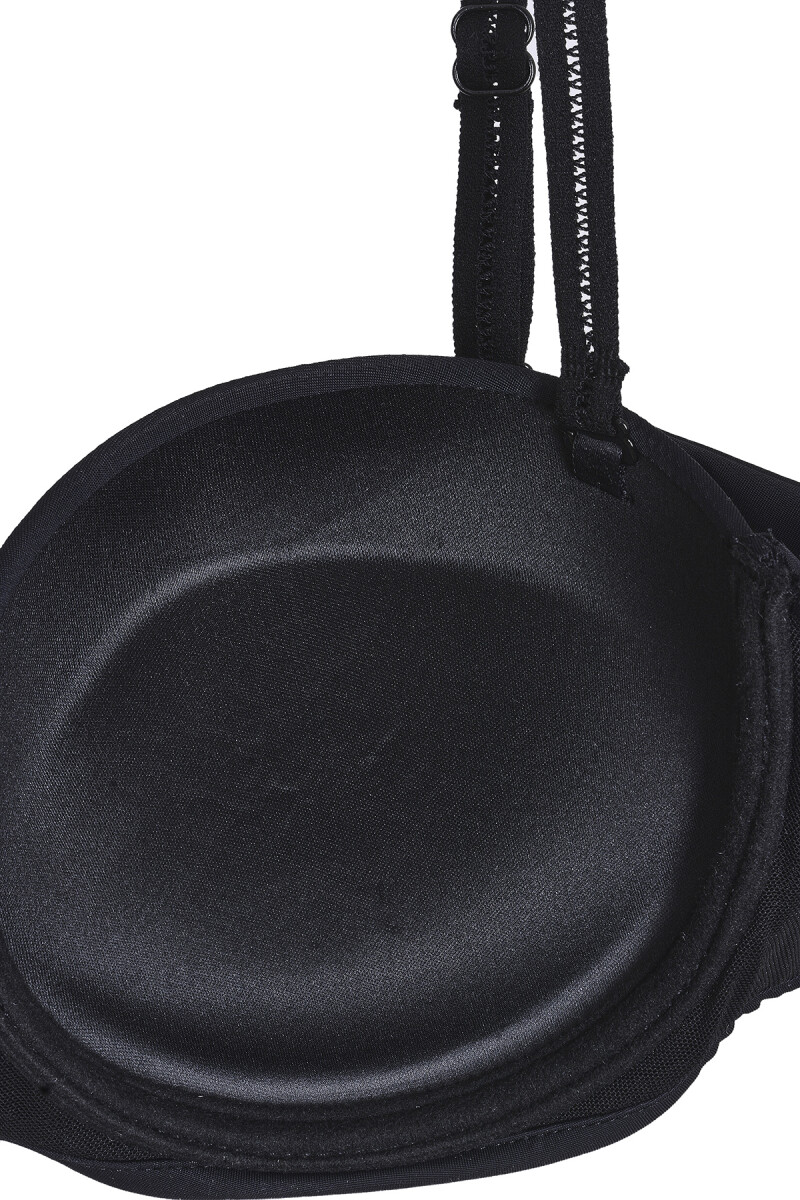 Siyah Soft Straplez Destekli Tek Sütyen - 4