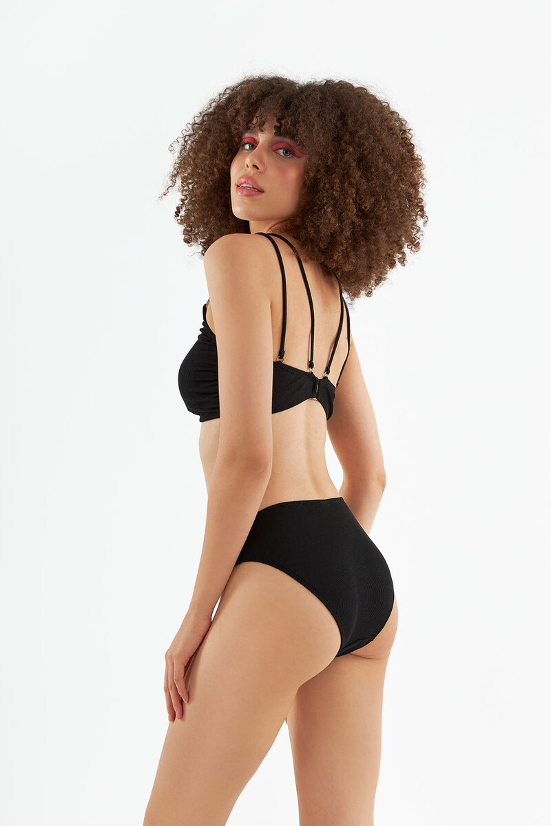 Siyah Tek Alt Bikini - 3
