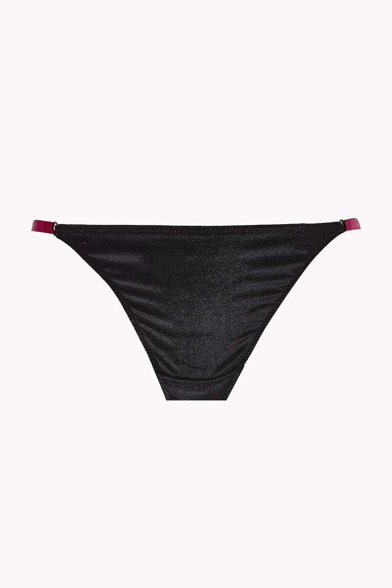 Siyah Tracy Kadife String - 1