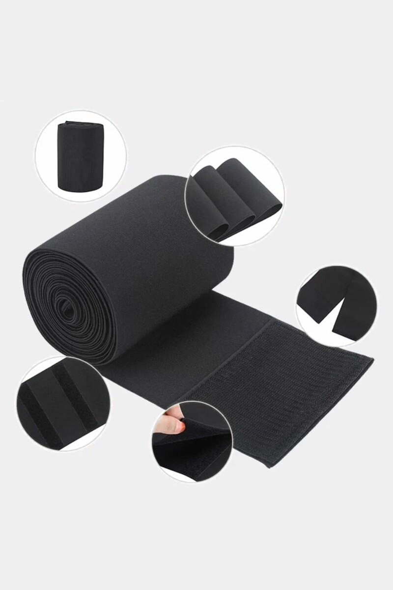 Siyah Unisex İnceltici Zayıflatıcı Sarma Bel Korsesi - 5
