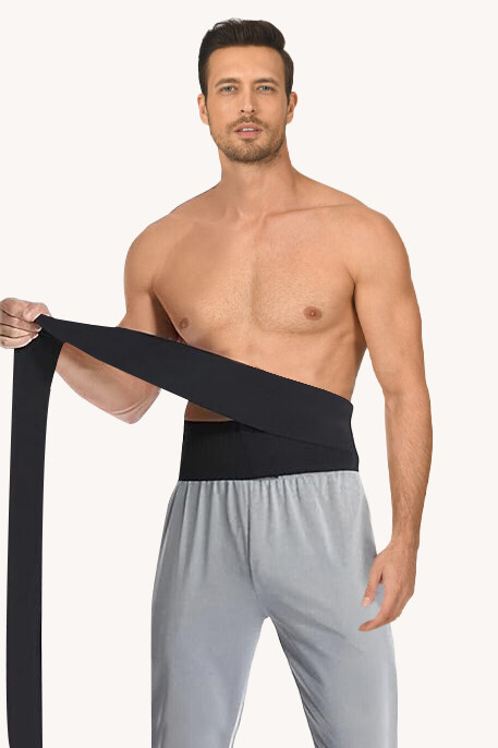 Siyah Unisex İnceltici Zayıflatıcı Sarma Bel Korsesi - 3