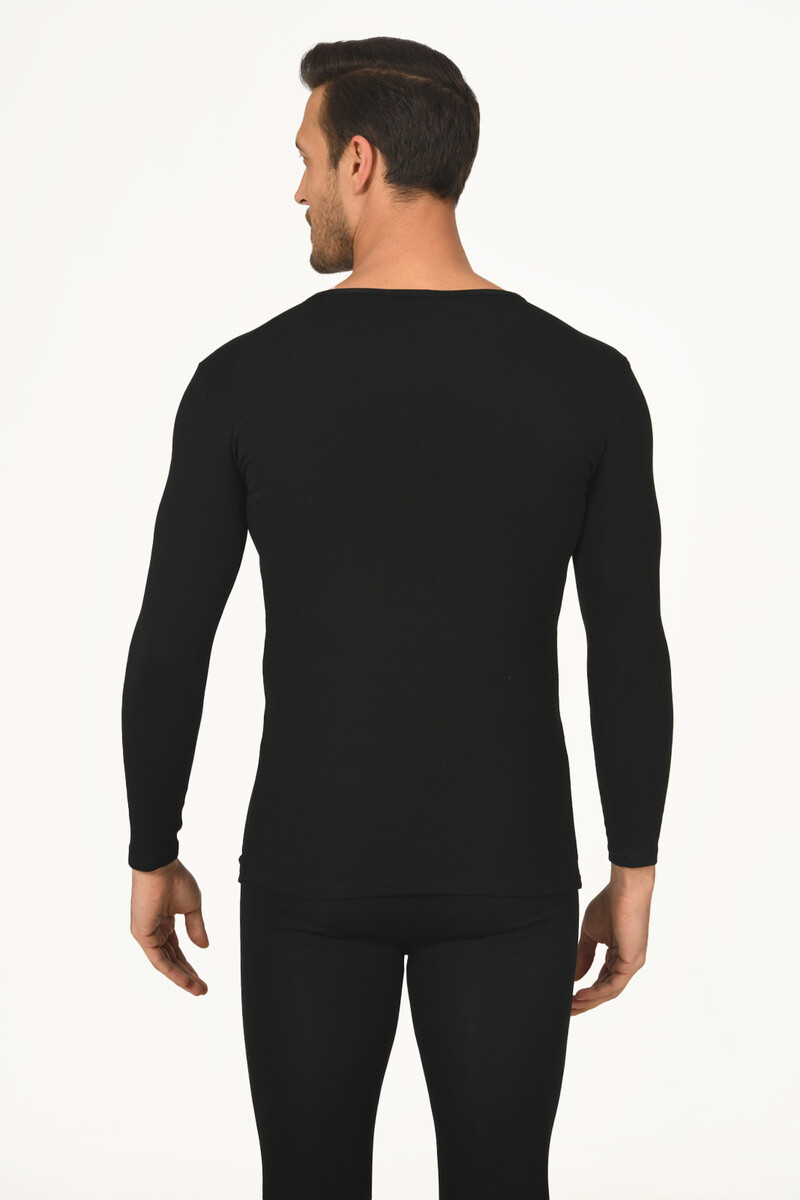 Siyah V Yaka Termal Body - 3
