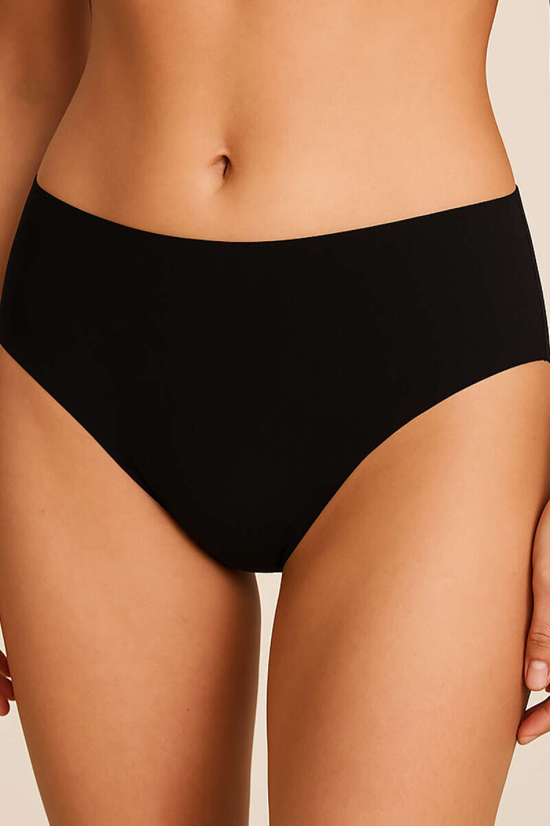 Siyah Vizon Ten 3'lü Lazer İz Yapmaz Kesim Basic Külot - 2