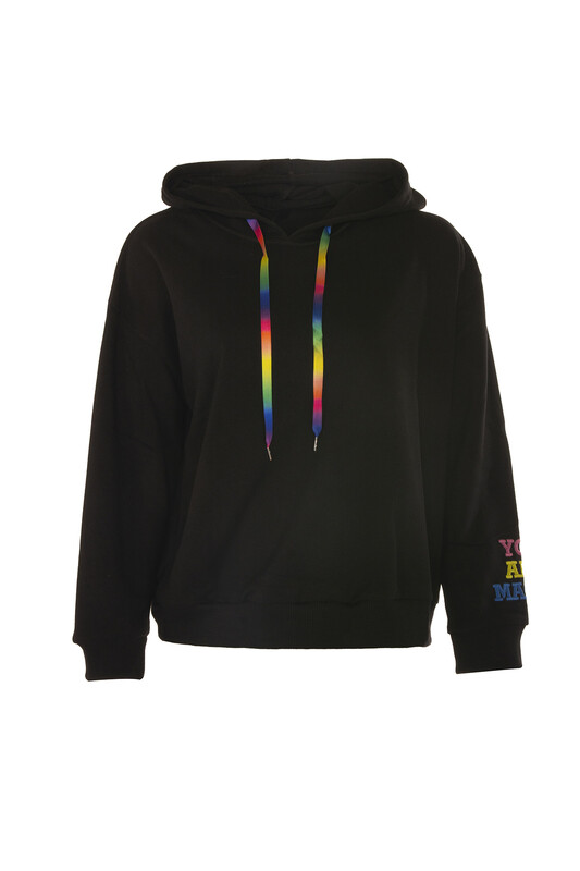 Siyah You Are Magic Baskılı Sweatshirt - LOYA