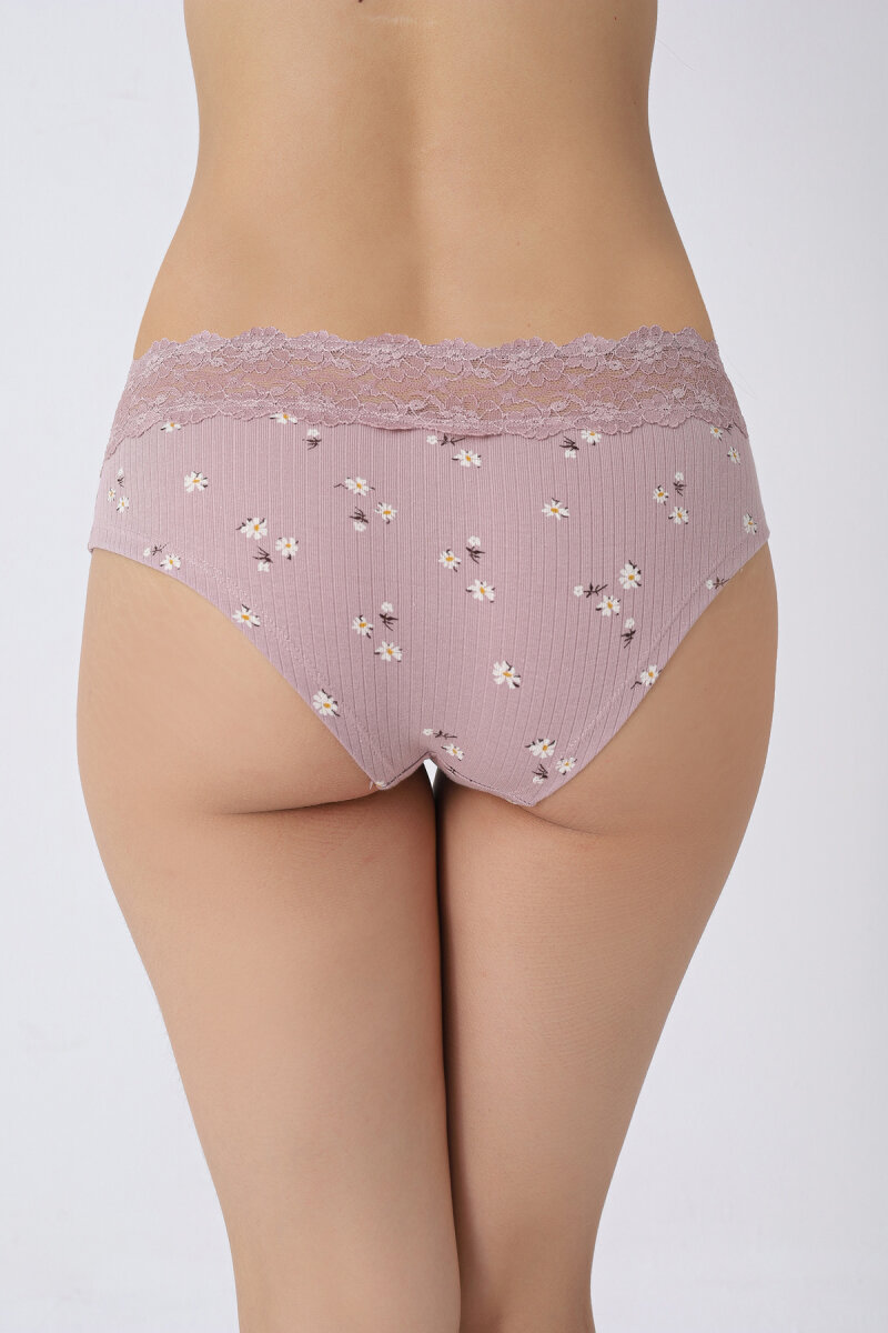 Soft Lavanta Gri 2'li Hipster Külot - 3